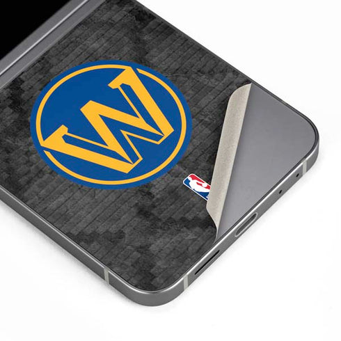 NBA Golden State Warriors Dark Rust Galaxy Z Flip6 Skin